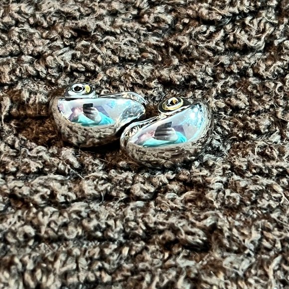 Vintage Silver Clip on Earrings Lot - 5 pair total - Picture 5 of 8